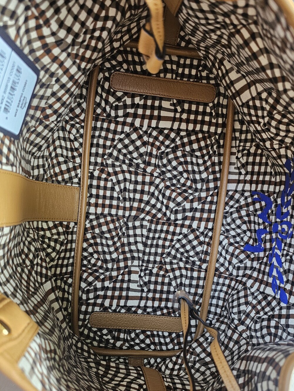 MCM Cognac Visetos Reversible Shopper Tote - Picture 7 of 7